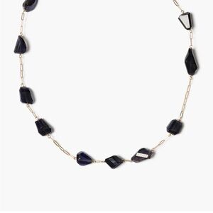 Chan Luu elegant dark purple and gold necklace